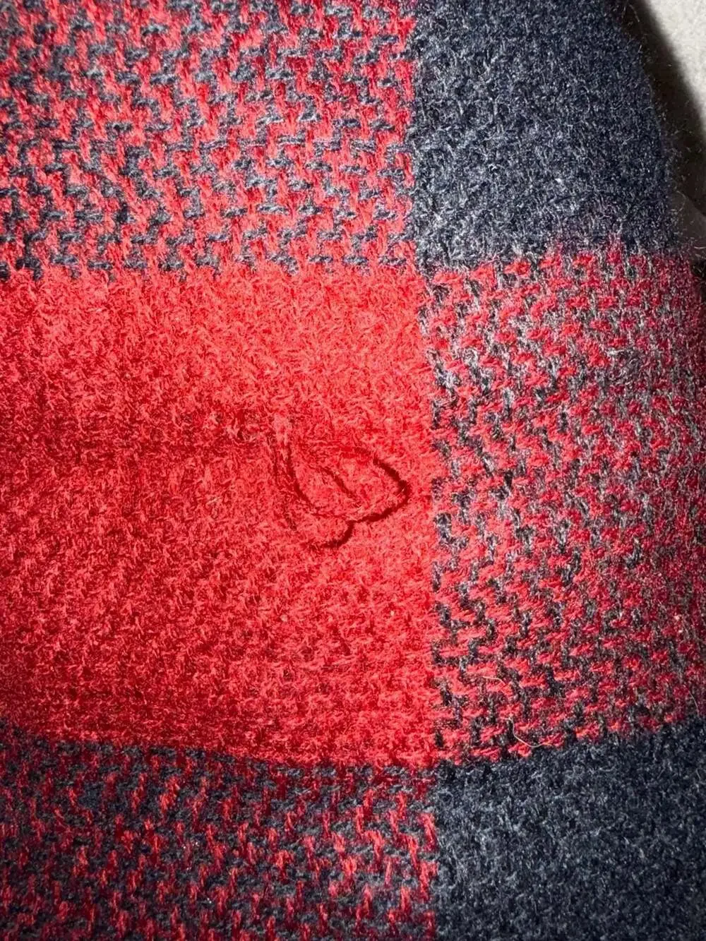 Funky Monkey Fashion Accessories Red and Black Buffalo Check Scarf